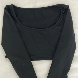 Cropped black. Shein. XS or 2